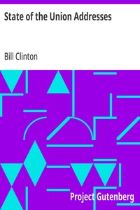 State of the Union Addresses — Bill Clinton cover