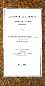 Correspondence and Report from His Majesty's Consul at Boma Respecting the Administration of the Independent State of the Congo [and Further Correspondence] cover