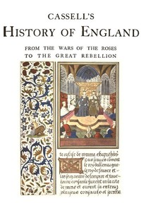 Cassell's History of England, Vol. 2 (of 8): From the Wars of the Roses to the Great Rebellion — Anonymous cover