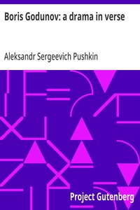Boris Godunov: a drama in verse — Aleksandr Sergeevich Pushkin cover