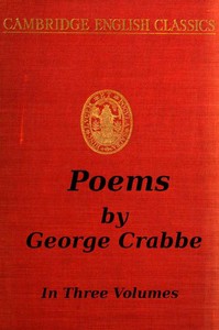 George Crabbe: Poems, Volume 2 (of 3) — George Crabbe cover