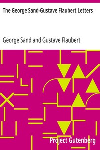 The George Sand-Gustave Flaubert Letters cover