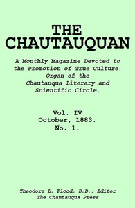 The Chautauquan, Vol. 04, October 1883 — Chautauqua Literary and Scientific Circle cover