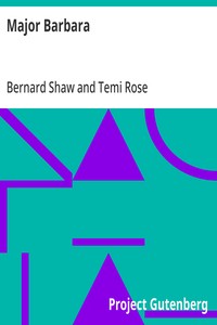 Major Barbara — Bernard Shaw cover