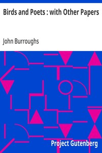 Birds and Poets : with Other Papers — John Burroughs cover