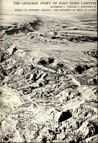 The Geologic Story of Palo Duro Canyon — William Henry Matthews cover