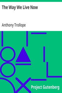 The Way We Live Now — Anthony Trollope cover