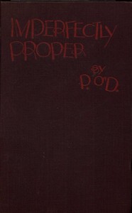 Imperfectly Proper — Peter Donovan cover