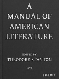 A Manual of American Literature — Anonymous cover
