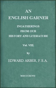 An English Garner: Ingatherings from Our History and Literature (8 of 8) — Anonymous cover