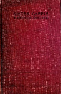 Sister Carrie — Theodore Dreiser cover