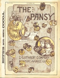The Pansy Magazine, November 1887 — Various cover