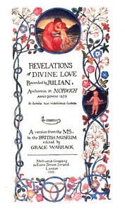 Revelations of Divine Love — of Norwich Julian cover