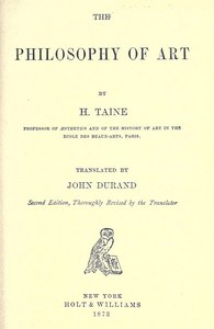 The Philosophy of Art cover