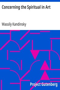 Concerning the Spiritual in Art — Wassily Kandinsky cover