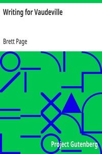 Writing for Vaudeville — Brett Page cover