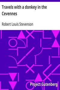 Travels with a donkey in the Cevennes — Robert Louis Stevenson cover