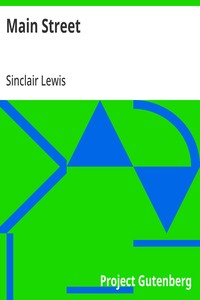 Main Street — Sinclair Lewis cover