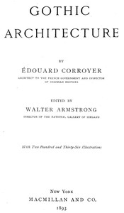Gothic Architecture — Édouard Corroyer cover