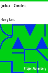 Joshua — Complete — Georg Ebers cover