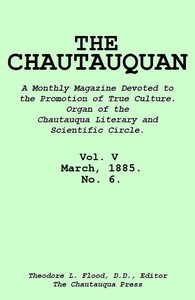 The Chautauquan, Vol. 05, March 1885 — Chautauqua Literary and Scientific Circle cover