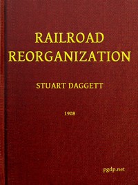 Railroad Reorganization — Stuart Daggett cover