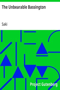 The Unbearable Bassington — Saki cover