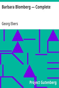 Barbara Blomberg — Complete — Georg Ebers cover