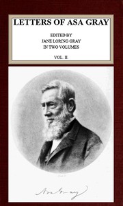 Letters of Asa Gray; Vol. 2 — Asa Gray cover