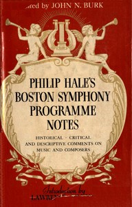 Philip Hale's Boston Symphony Programme Notes — Philip Hale cover