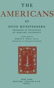 The Americans — Hugo Münsterberg cover