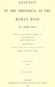 Analysis of the Phenomena of the Human Mind cover