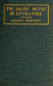 The Erotic Motive in Literature — Albert Mordell cover
