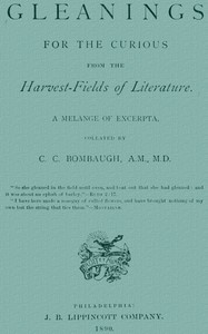 Gleanings from the Harvest-Fields of Literature: A Melange of Excerpta — Anonymous cover