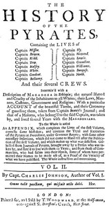 The History of the Pyrates. Vol. II.: Containing the lives of Captain Misson, Captain Bowen, Captain Kidd, Captain Tew, Captain Halsey, Captain White, Captain Condent, Captain Bellamy, Captain Fly, Captain Howard, Captain Lewis, Captain Cornelius, Ca — Daniel Defoe cover