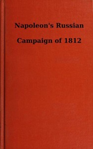 Napoleon's Russian Campaign of 1812 — Edward (Edward A.) Foord cover