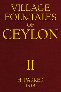 Village Folk-Tales of Ceylon, Volume 2 (of 3) — Anonymous cover