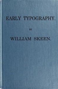 Early Typography cover
