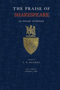 The Praise of Shakespeare: An English Anthology — Anonymous cover