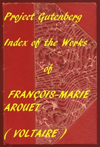 Index of the PG Works of Voltaire in English — Voltaire cover