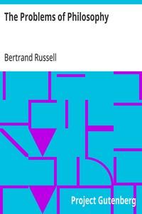 The Problems of Philosophy — Bertrand Russell cover
