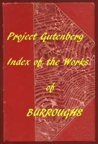 Index of the Project Gutenberg Works of Edgar Rice Burroughs — Edgar Rice Burroughs cover