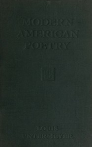 Modern American Poetry — Anonymous cover