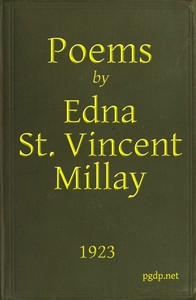 Poems — Edna St. Vincent Millay cover