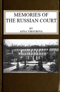 Memories of the Russian Court cover