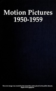 Motion pictures, 1950-1959 : Catalog of copyright entries — Library of Congress. Copyright Office cover
