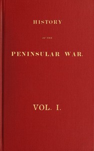 History of the Peninsular War, Volume 1 (of 6) — Robert Southey cover