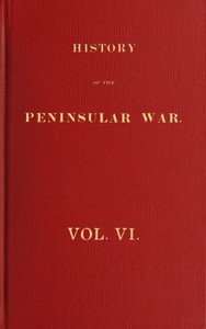 History of the Peninsular War, Volume 6 (of 6) — Robert Southey cover