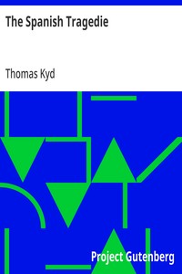 The Spanish Tragedie cover