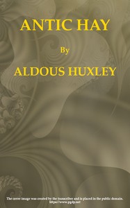 Antic Hay — Aldous Huxley cover
